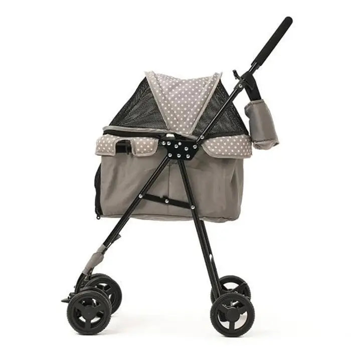 Zampa Perez Pet Stroller for Cats and Small Dogs Grey 42x63x89cm