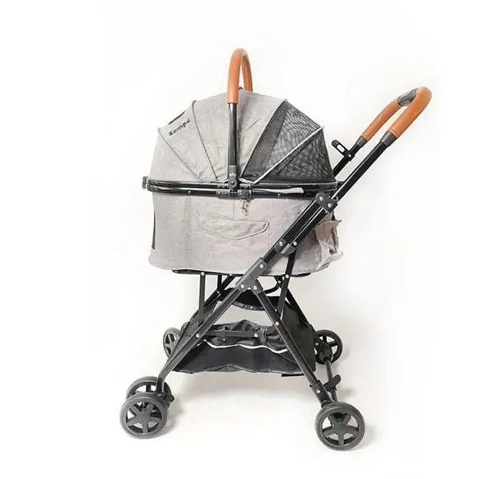 Zampa Bottas Pet Stroller for Cats and Dogs Grey 48x80x99cm