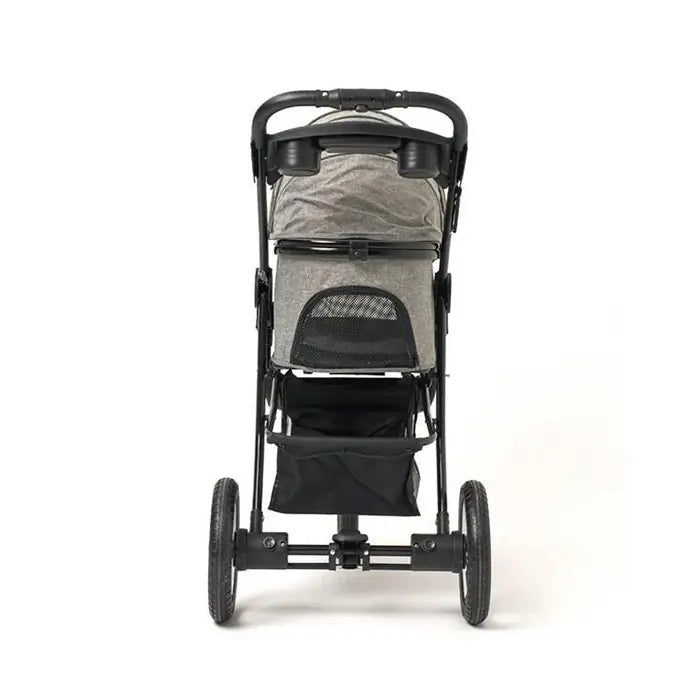 Zampa Melona Pet Stroller for Cats and Dogs Grey 57x84x107cm