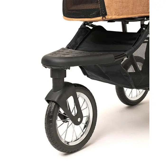 Zampa Melona Pet Stroller Khaki Folding Carrier 57x48x107cm