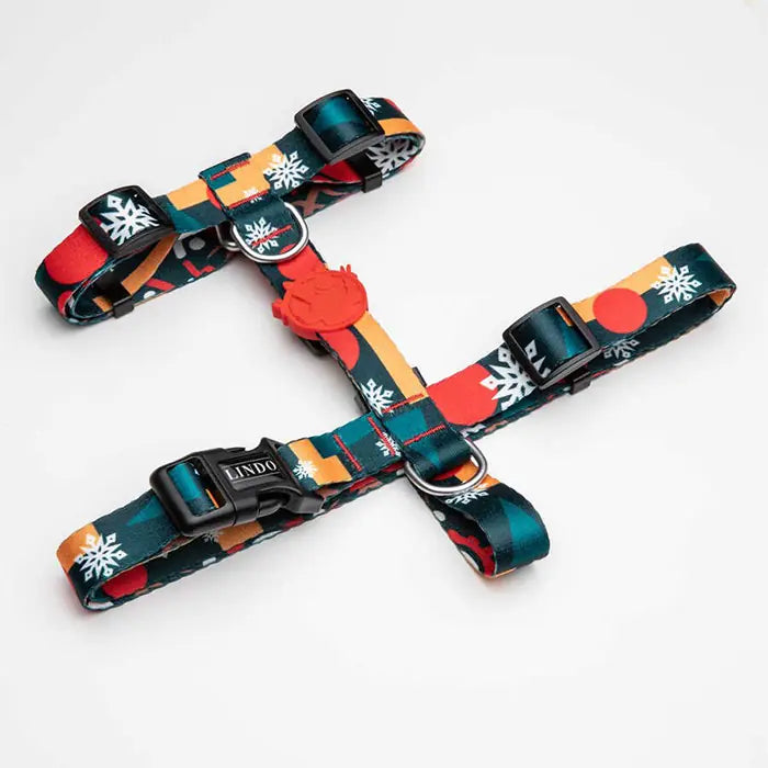 Lindo Reindeer H-Type Dog Harness Adjustable Comfort Accessory