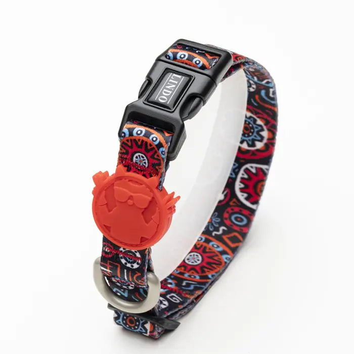 Lindo Large Dog Collar Stylish Patterned Accessory 46-70cm
