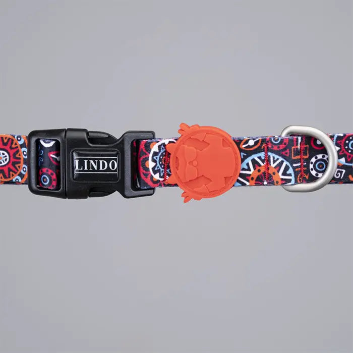 Lindo Large Dog Collar Stylish Patterned Accessory 46-70cm