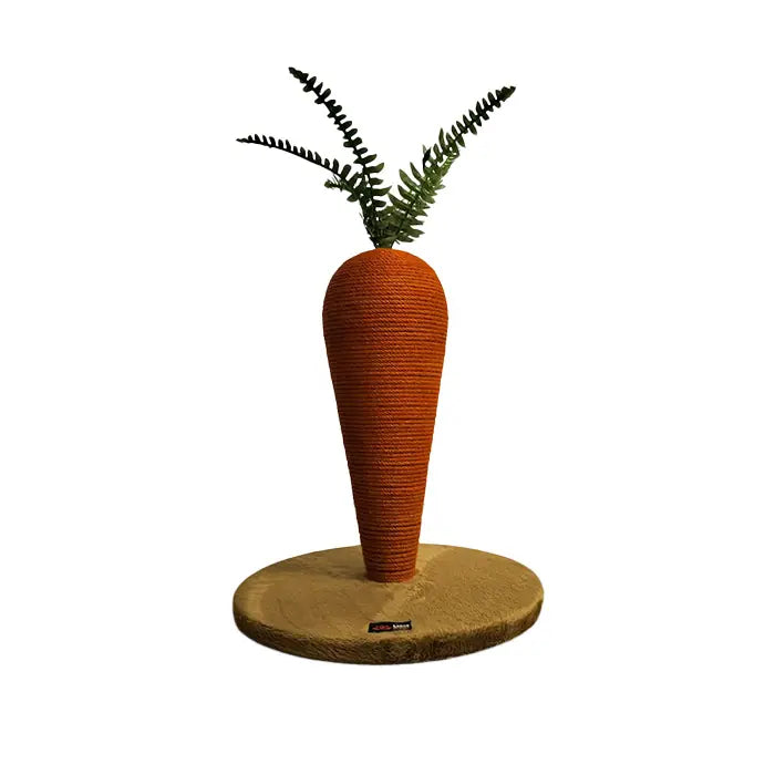 Lotus Pet Design Carrot Scratching Post for Cats 42cm