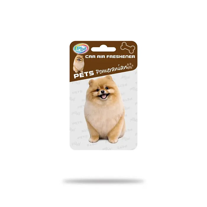 Airgut Pets Pomeranian Car Air Freshener Long-Lasting Scent 1 Unit