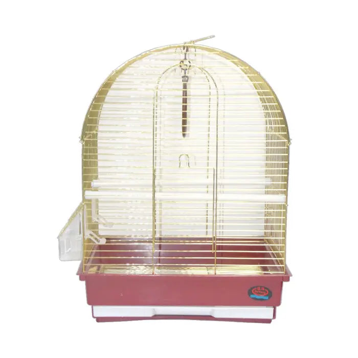 Dayang Two-Door Drum Bird Cage for Budgies 35x28x46 cm