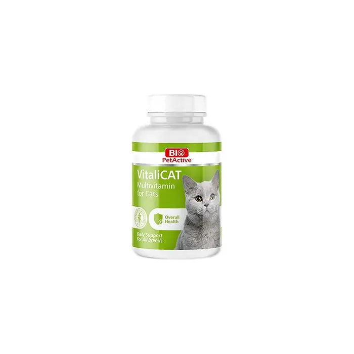 Bio Pet Active Vitalicat Multivitamin Tablets for Cats 60 Count