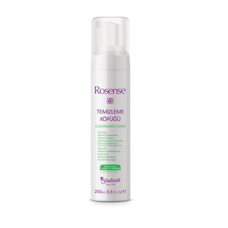 Rosense Facial Cleansing Foam with Rose Extract & Glycerin - Soap-free, Dermatologically Tested Cleanser for Sensitive Skin Rosense Facial Cleansing Foam - Gentle, Soap-free & Dermatologically Tested Facial Cleansing Foam, Rose Extract Face Wash, Soap-free Facial Cleanser, Glycerin and Panthenol Face Wash, Dermatologically Tested Face Cleanser, Sensitive Skin Care, Natural Skincare, Makeup Remover, Gentle Cleanser, Skincare Routine, Daily Skincare, Morning Skincare Routine, Evening Skincare Routine