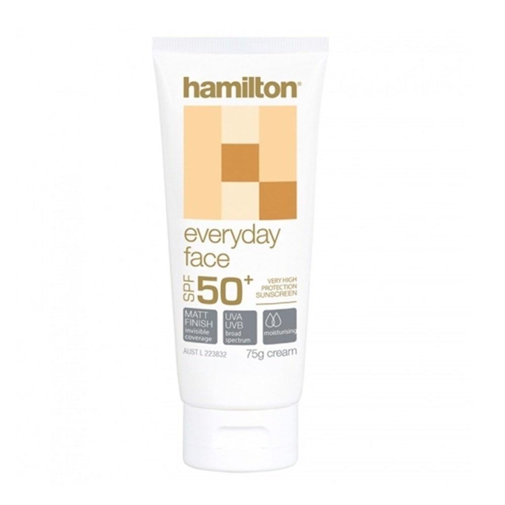 Hamilton Everyday Face SPF 50 Matte Finish Sunscreen Cream for Daily Facial Protection Hamilton Face SPF 50 Sunscreen Cream Face Sunscreen, SPF 50, Matte Finish Sunscreen, Non-comedogenic Sunscreen, Daily Facial Sun Protection, Sensitive Skin Friendly, Fragrance-Free, Aloe Vera, Vitamin E, Skincare Essentials, Sun Protection, Matte Finish, Anti-Aging, Skin Health, Everyday Skincare, Outdoor Protection