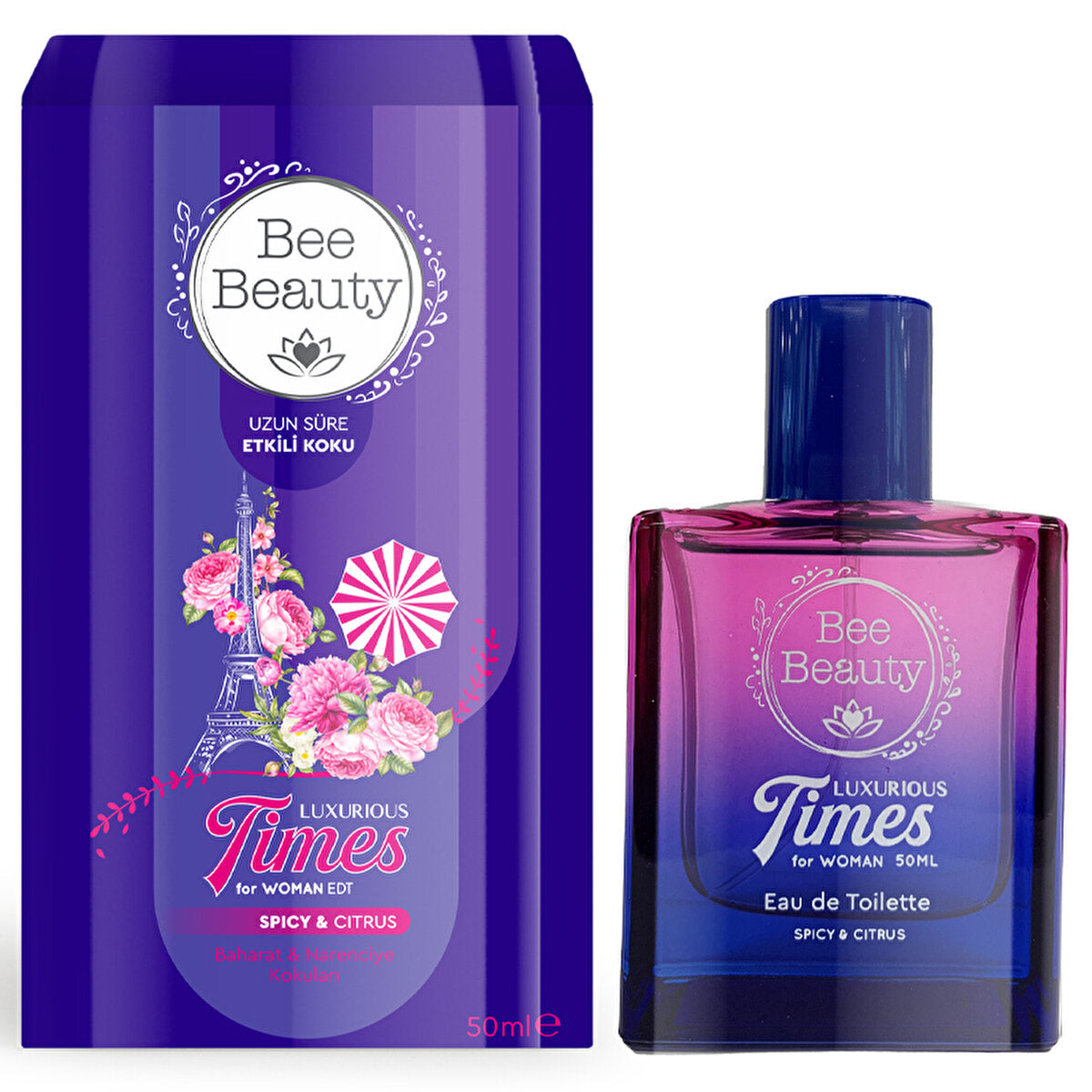 Bee Beauty Luxurious Times EDT Women's Perfume 50ml - Elegant Fragrance - Image #1