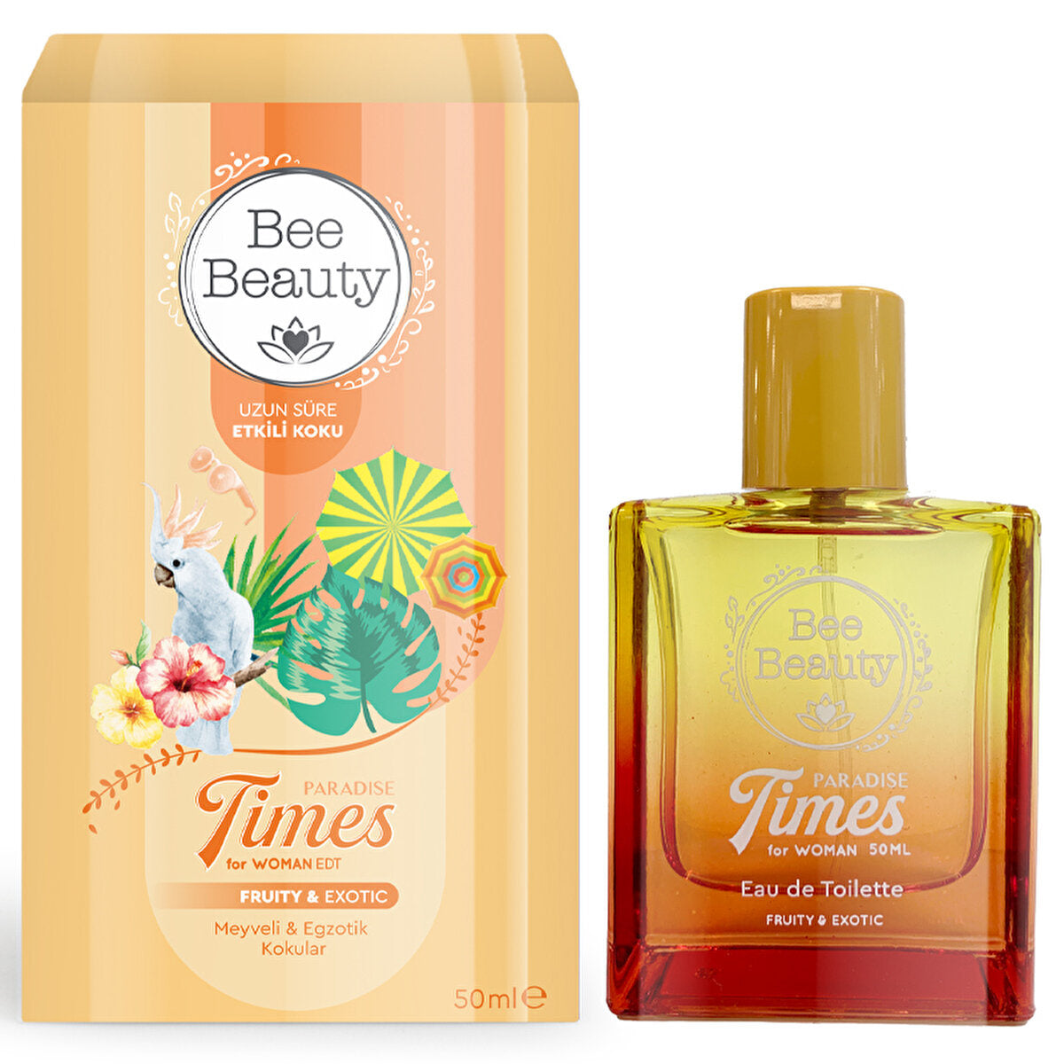 Bee Beauty Paradise Times EDT Women's Perfume 50ml - Floral & Fruity - Image #1