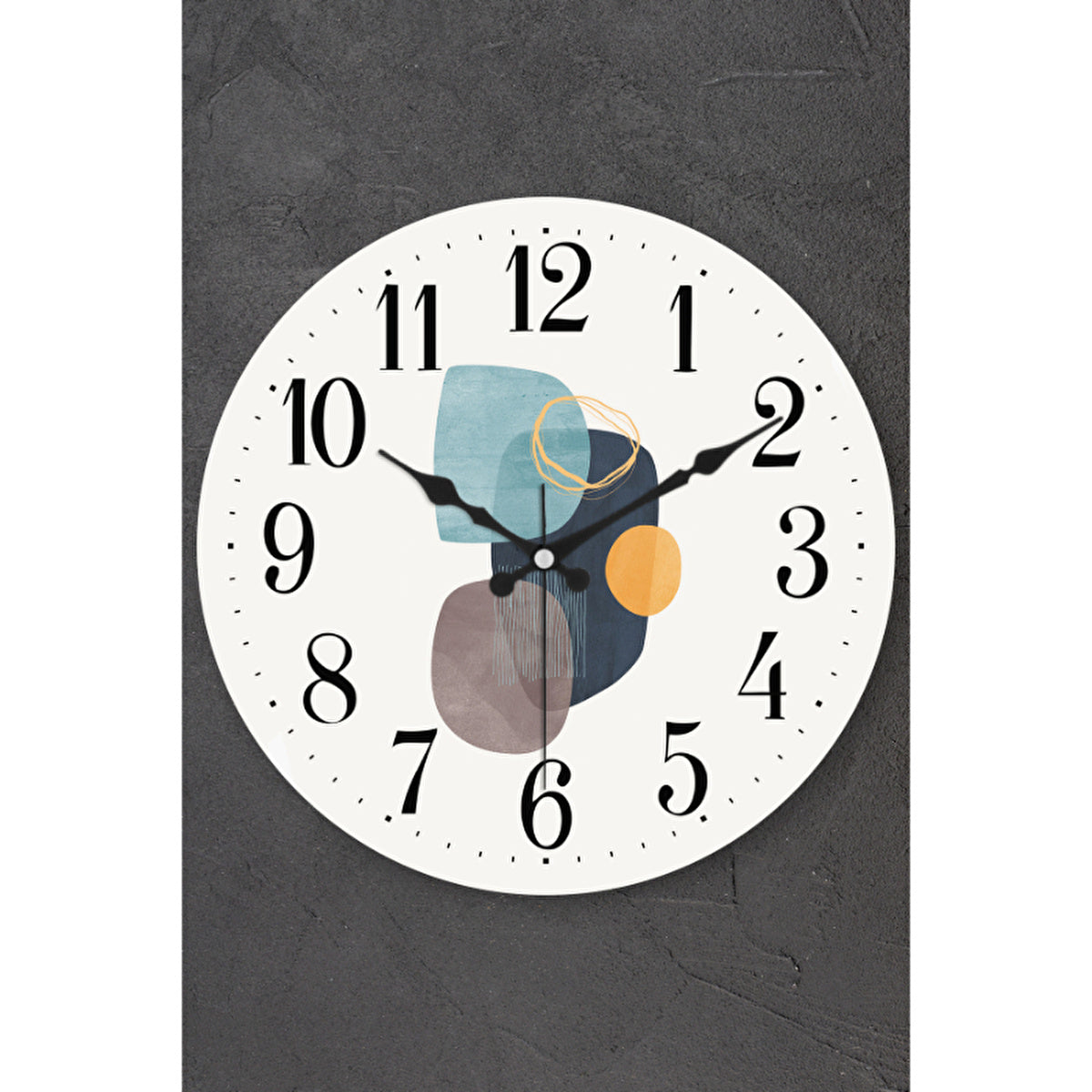 Muyika Bombed Glass Wall Clock 14 Inch - Silent Mechanism | PDS-36 - Image #1