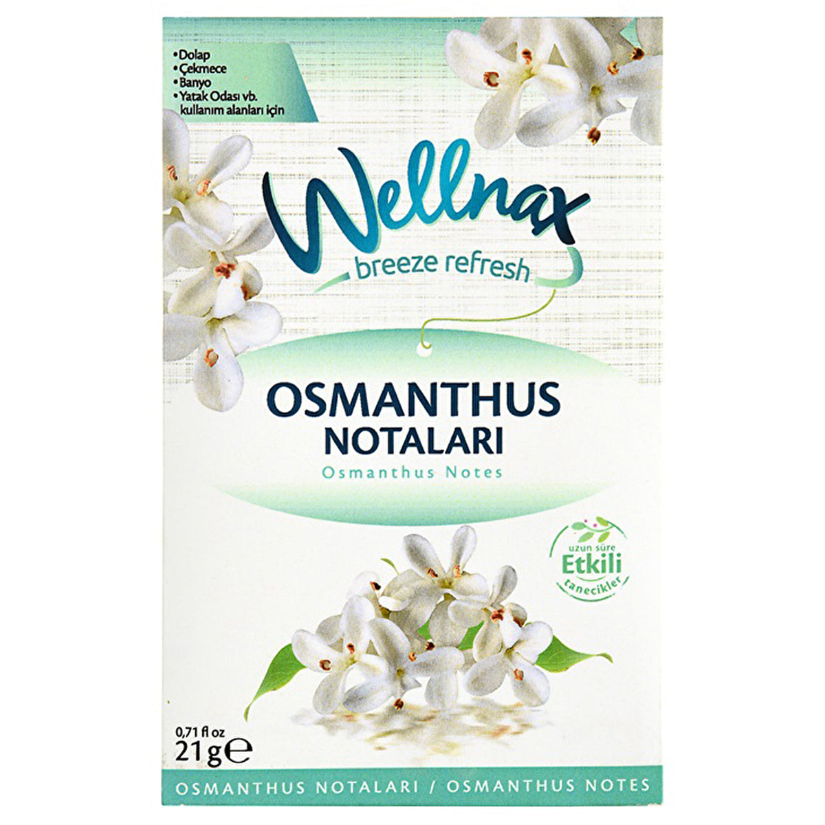 Wellnax Wardrobe Fragrance - Osmanthus Notes | 21g Aromatic Blend - Image #1