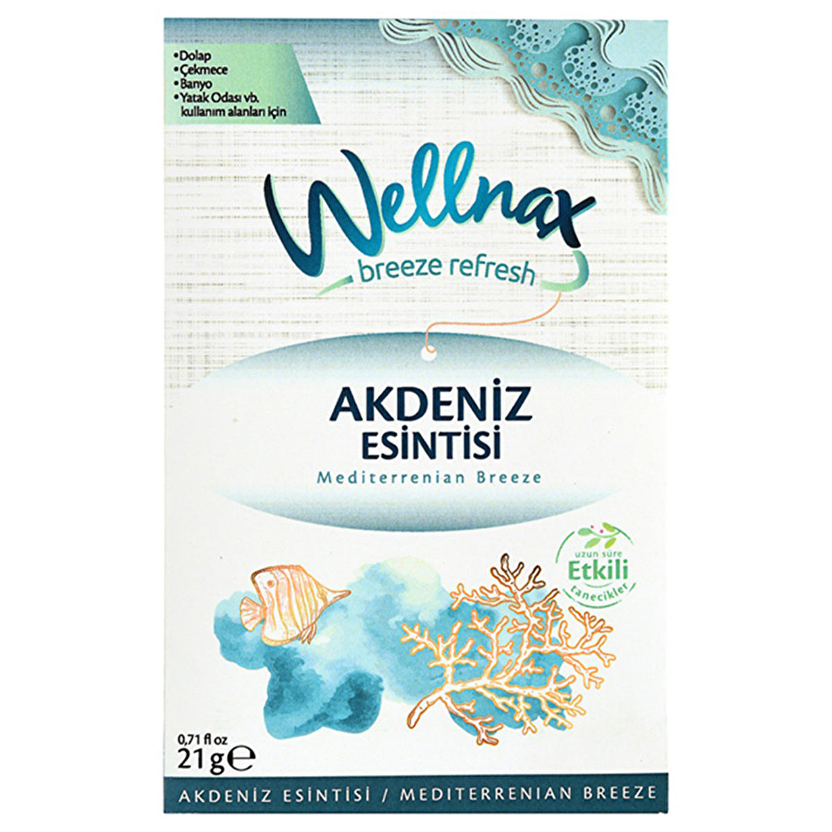 Wellnax Drawer Cabinet Scent - Mediterranean Breeze | 21g