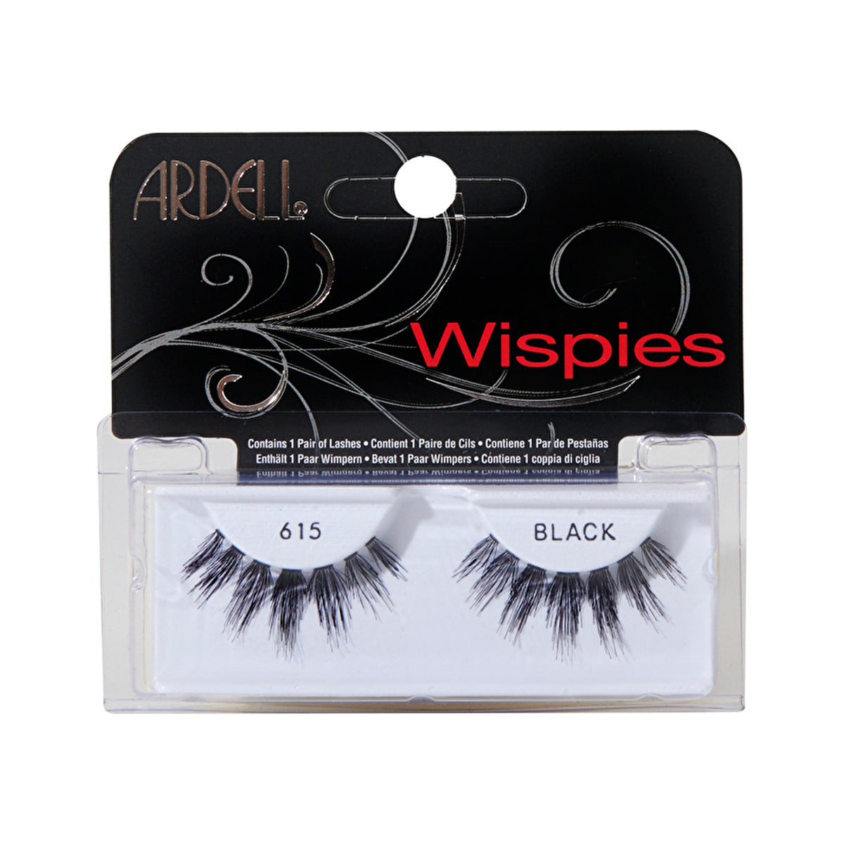 Ardell Glamour 615 False Lash - Black | Natural Look