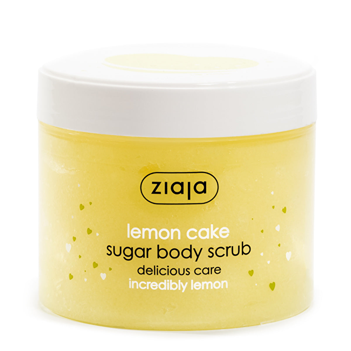 Ziaja Lemon Cake Sugar Body Scrub 300ml - Gentle Exfoliant | All Skin Types