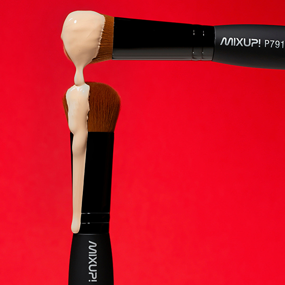 Mixup Professional Midi Flat Foundation Brush P791 - Vegan & Cruelty-Free