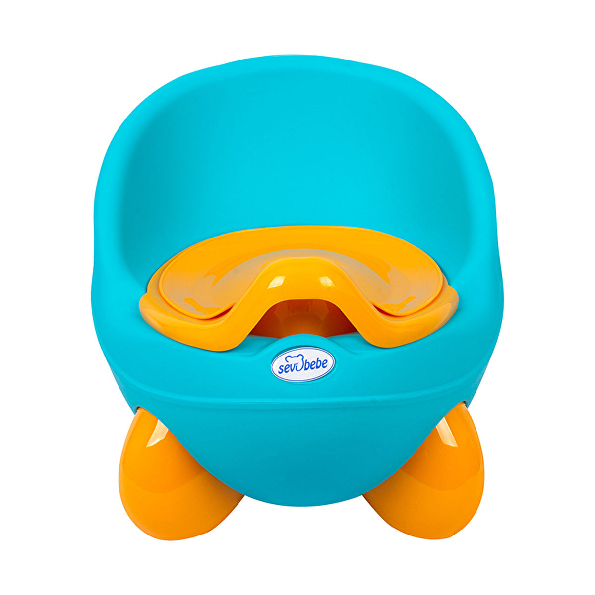 Sevi Bebe Cute Potty - Turquoise | Non-Slip Base & Removable Inner - Image #2