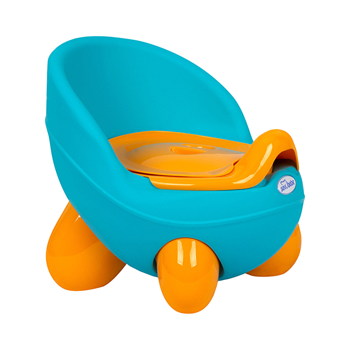 Sevi Bebe Cute Potty - Turquoise | Non-Slip Base & Removable Inner - Image #5