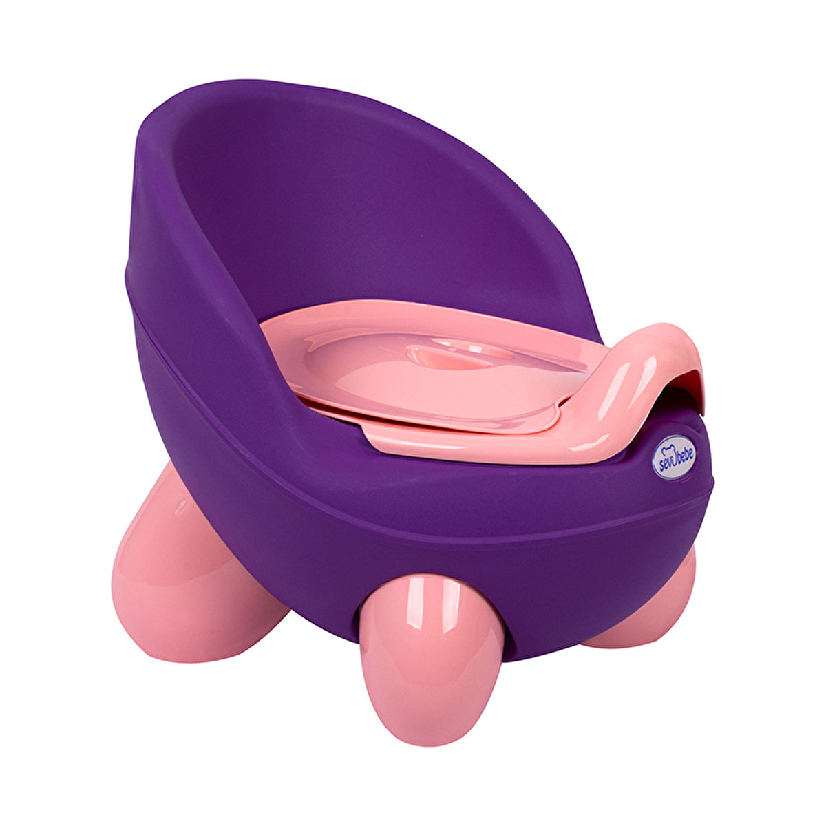 Cute Potty Trainer Purple - Non-Slip Base | Sevi Bebe - Image #1