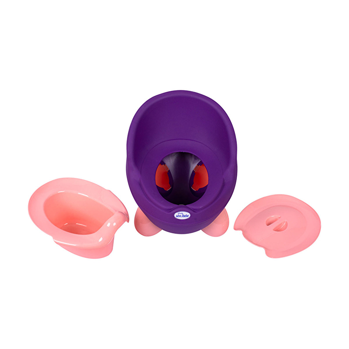 Cute Potty Trainer Purple - Non-Slip Base | Sevi Bebe - Image 