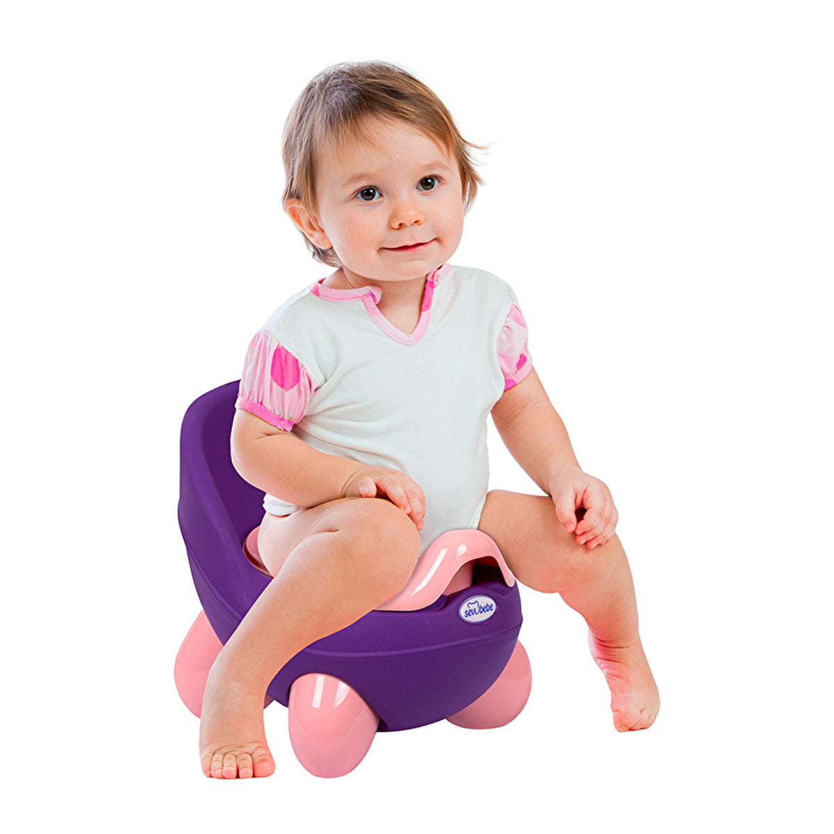 Cute Potty Trainer Purple - Non-Slip Base | Sevi Bebe - Image #3