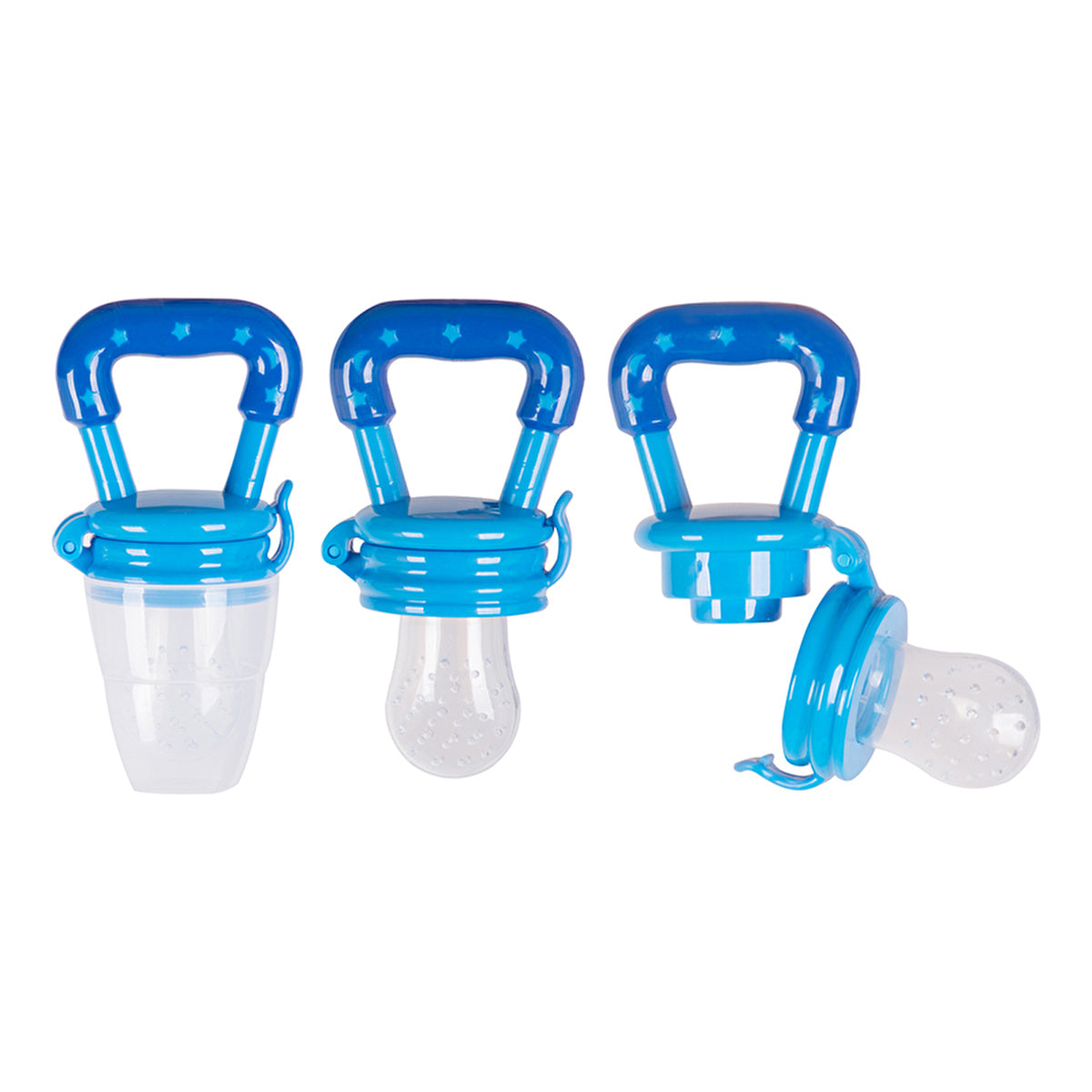 Silicone Fruit Feeder Teether - Blue | Safe for Babies - Image #2