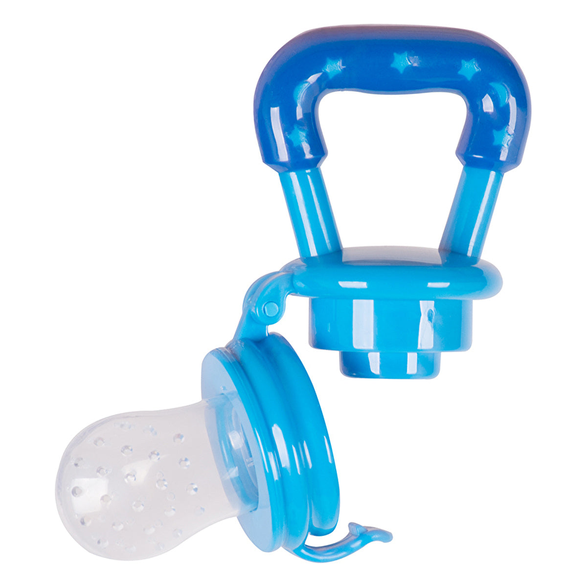 Silicone Fruit Feeder Teether - Blue | Safe for Babies - Image #4