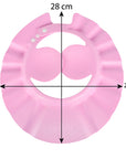 Baby Shampoo Shield - Pink | Comfort Bathing for Kids - Image 