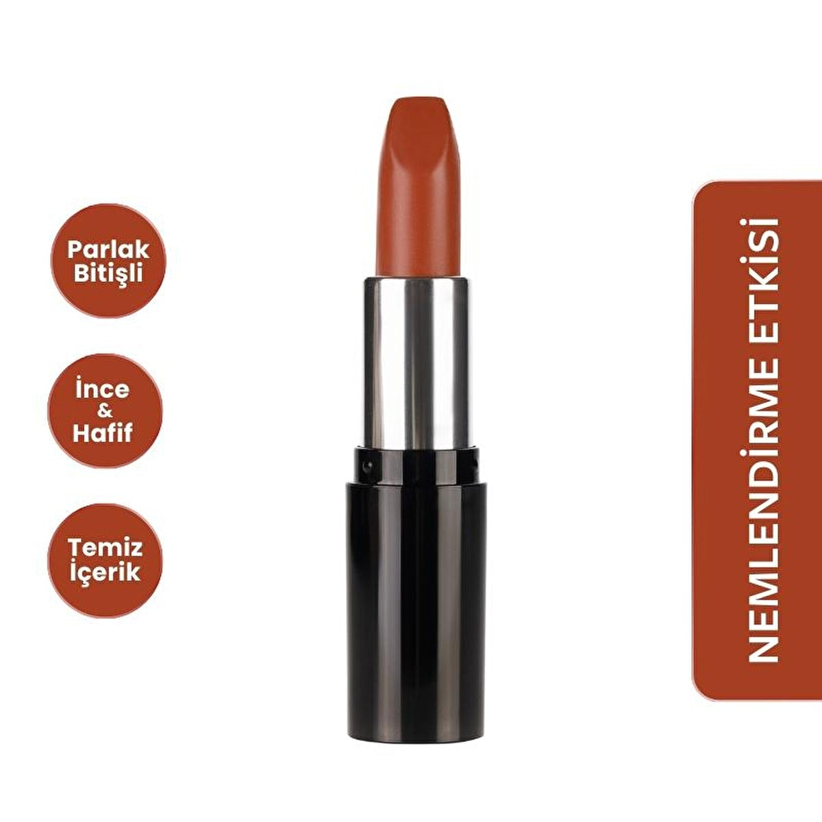 Pastel Nude Lipstick 546 - Lightweight Formula | Vegan & Cruelty-Free