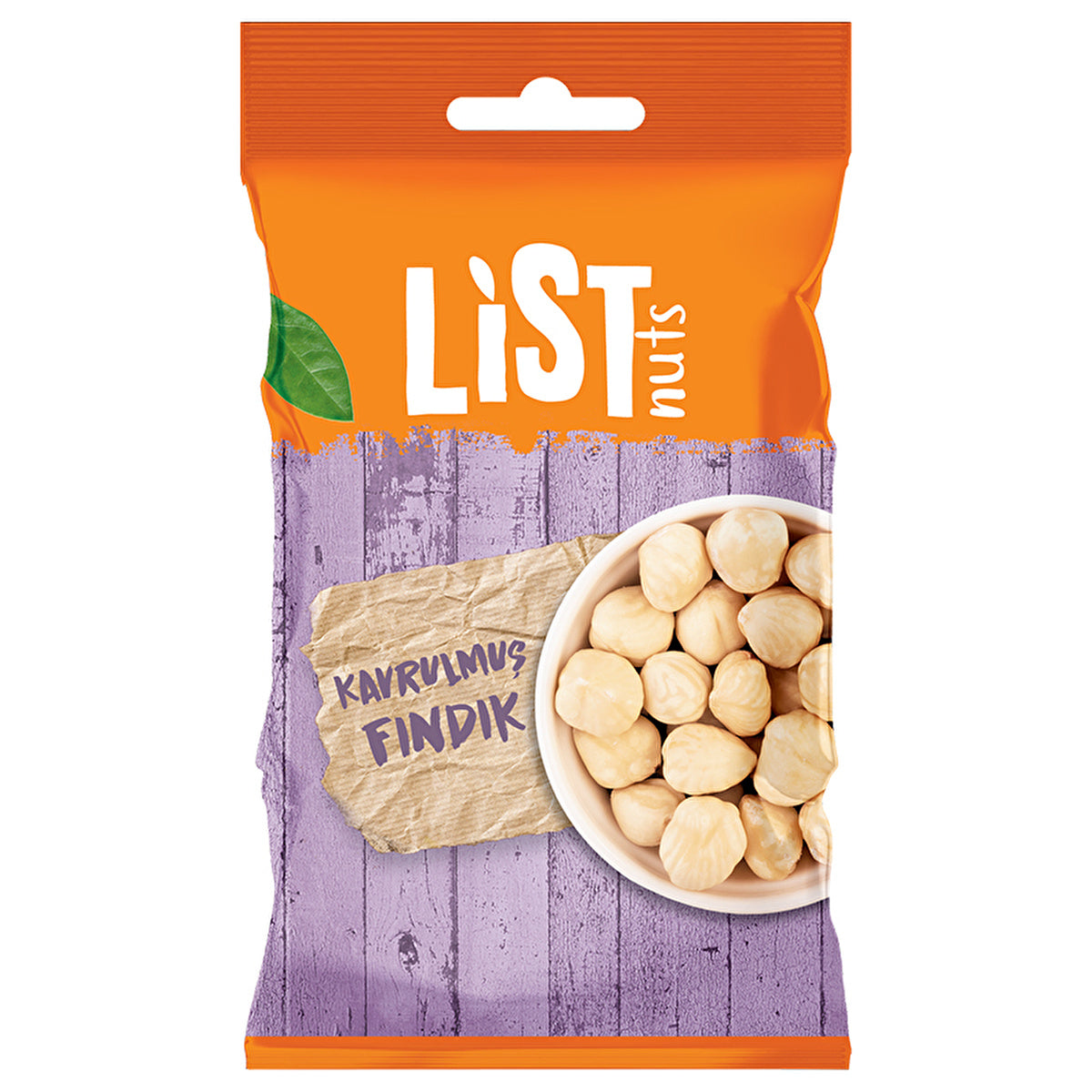 List Nuts Roasted Hazelnuts 34g - Delicious Snack - Image #1