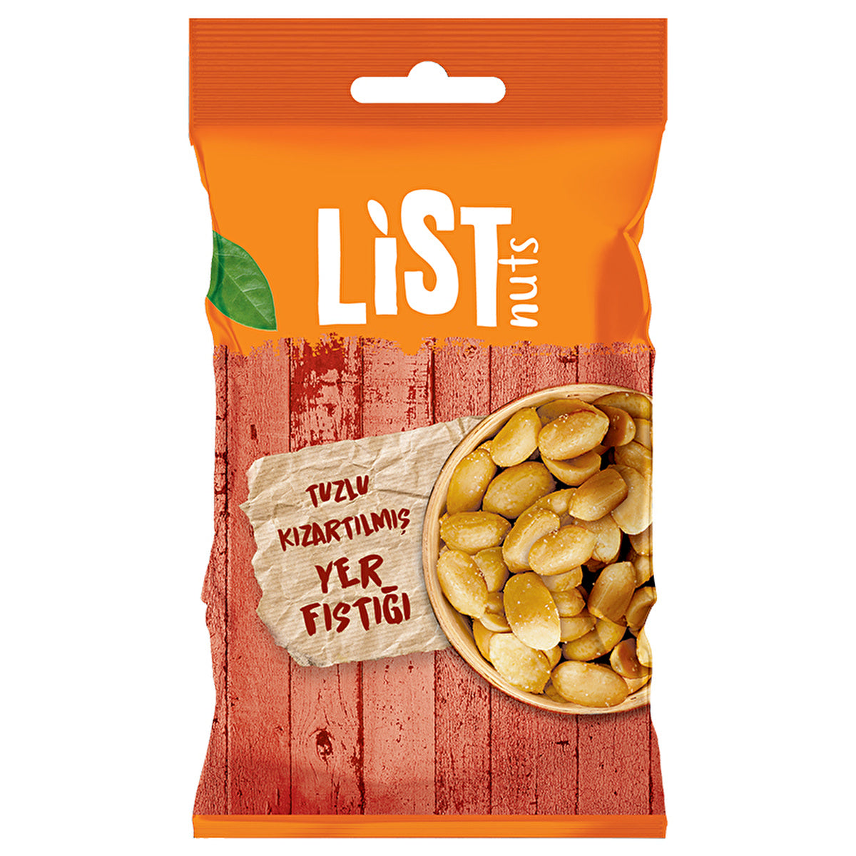 List Nuts Roasted Peanuts 40G - Perfect Snack | Healthy Indulgence - Image #1