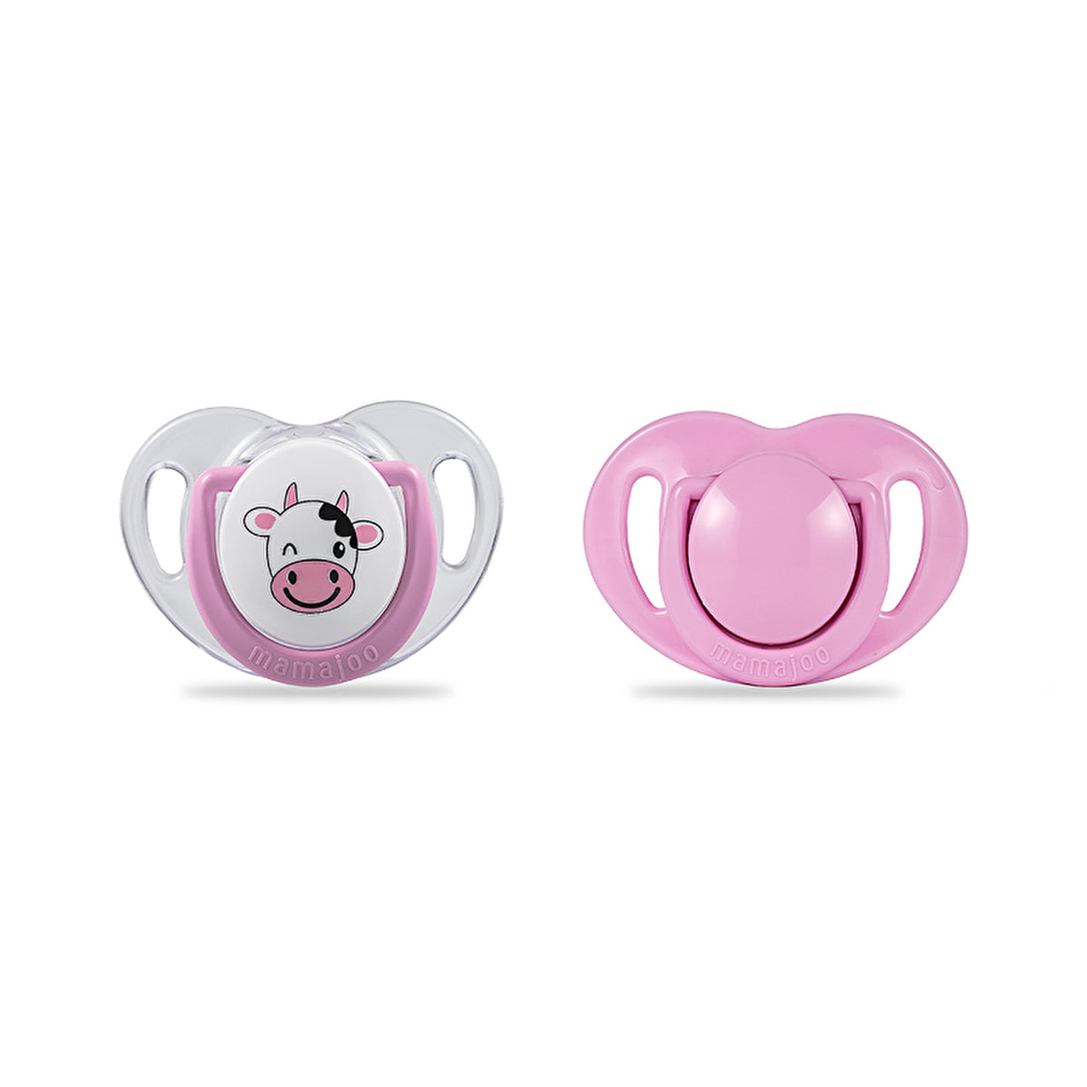 Mamajoo Orthodontic Pacifier Cow & Pink - 0-24 Months | Silicone