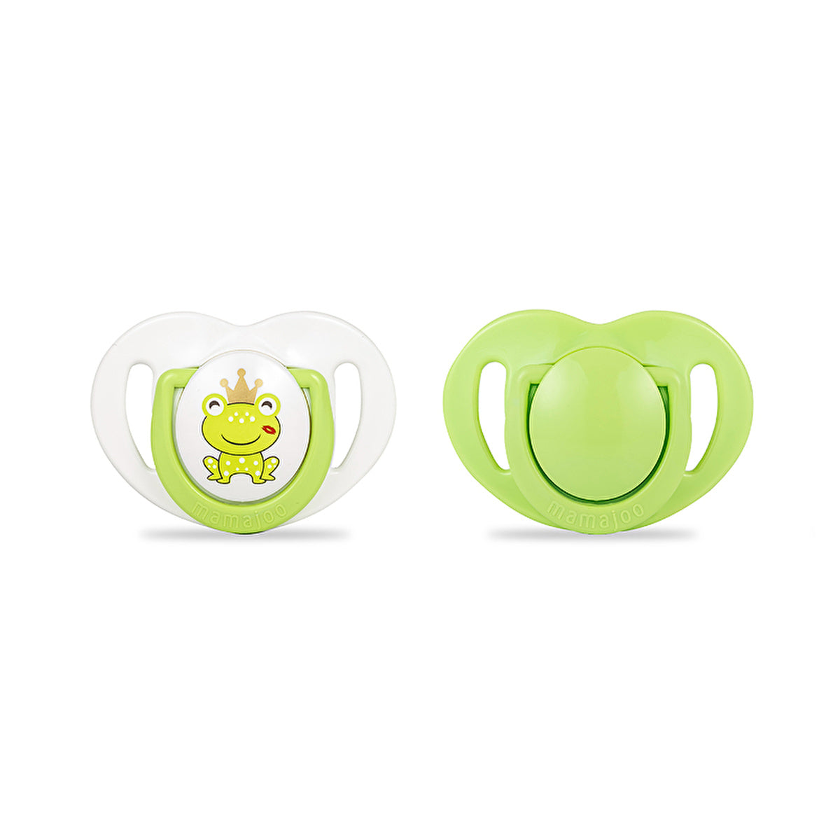 Mamajoo Orthodontic Pacifier Frog Prince Green - 6 Months+ | BPA Free - Image #2