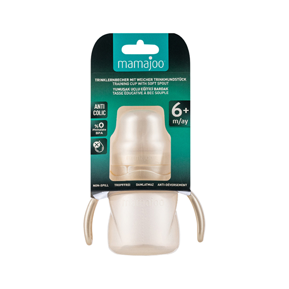 Mamajoo Non-Spill Training Cup 5 oz - Anti-Colic Nipple | Baby Care