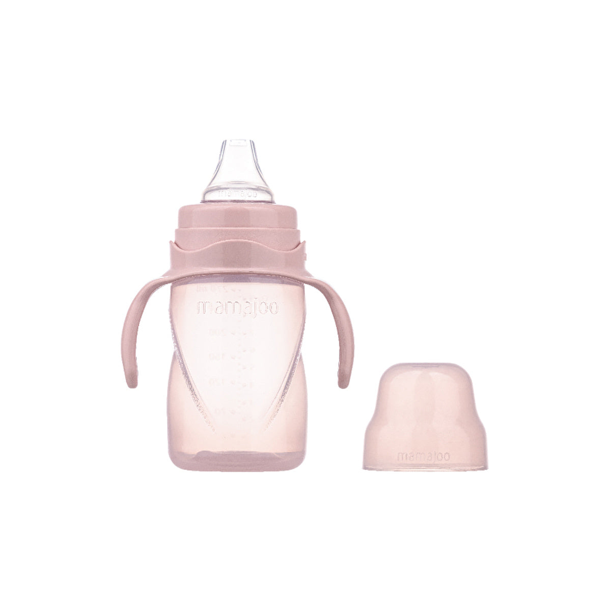 Mamajoo Training Cup with Handles Powder Pink - 9oz | Baby Care