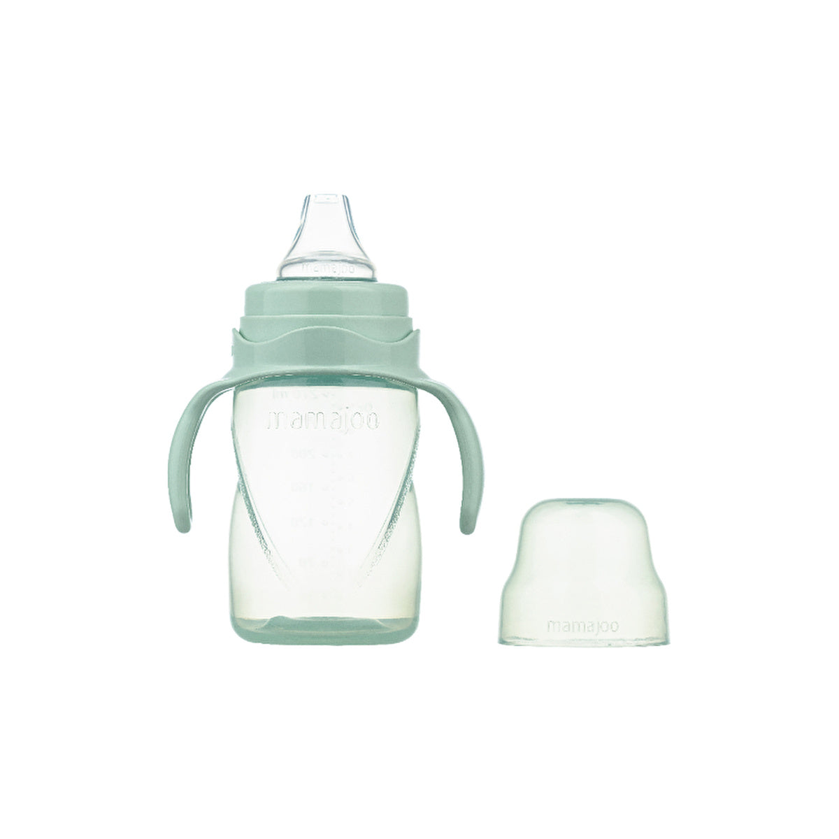 Mamajoo Non-Spill Training Cup Powder Green 9oz - Anti-Colic Spout | BPA-Free