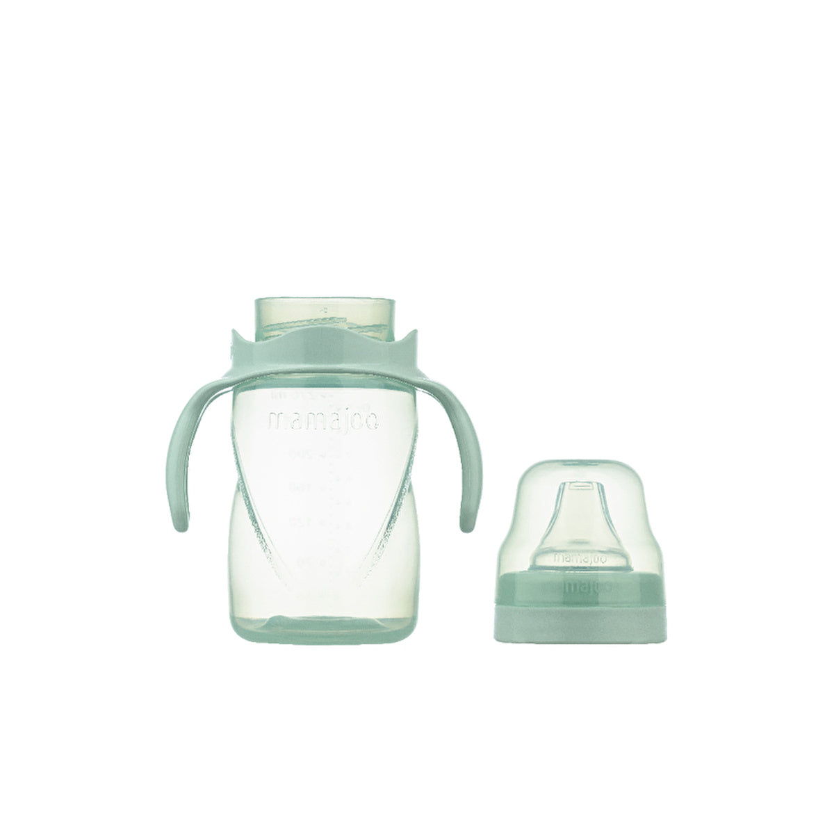 Mamajoo Non-Spill Training Cup Powder Green 9oz - Anti-Colic Spout | BPA-Free