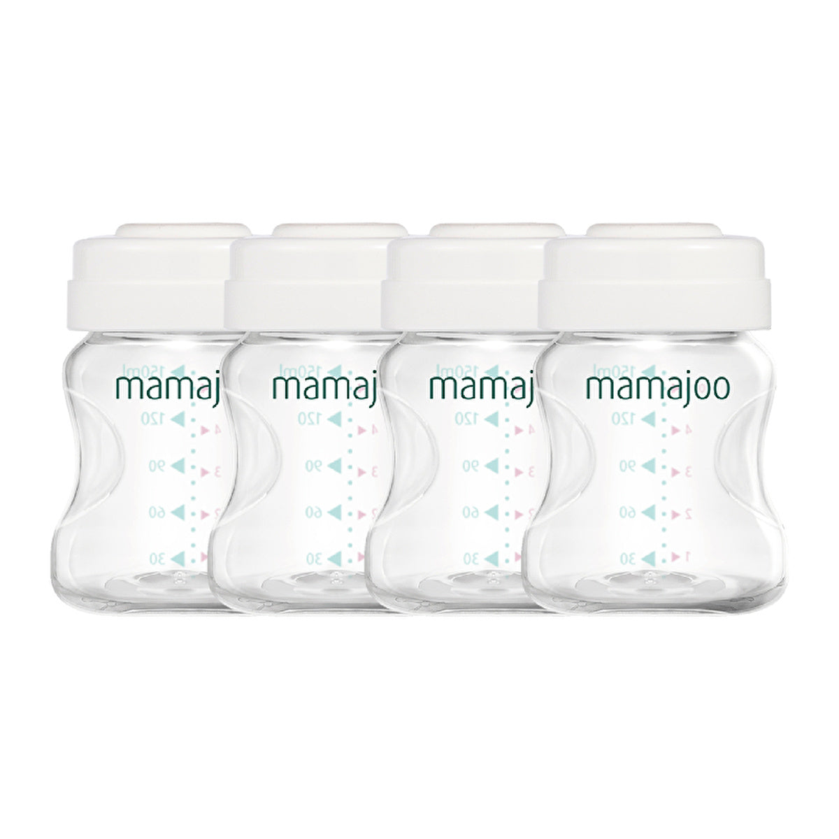 Mamajoo Baby Bottle Storage Container Set 150ml - 4-Pack | BPA-Free