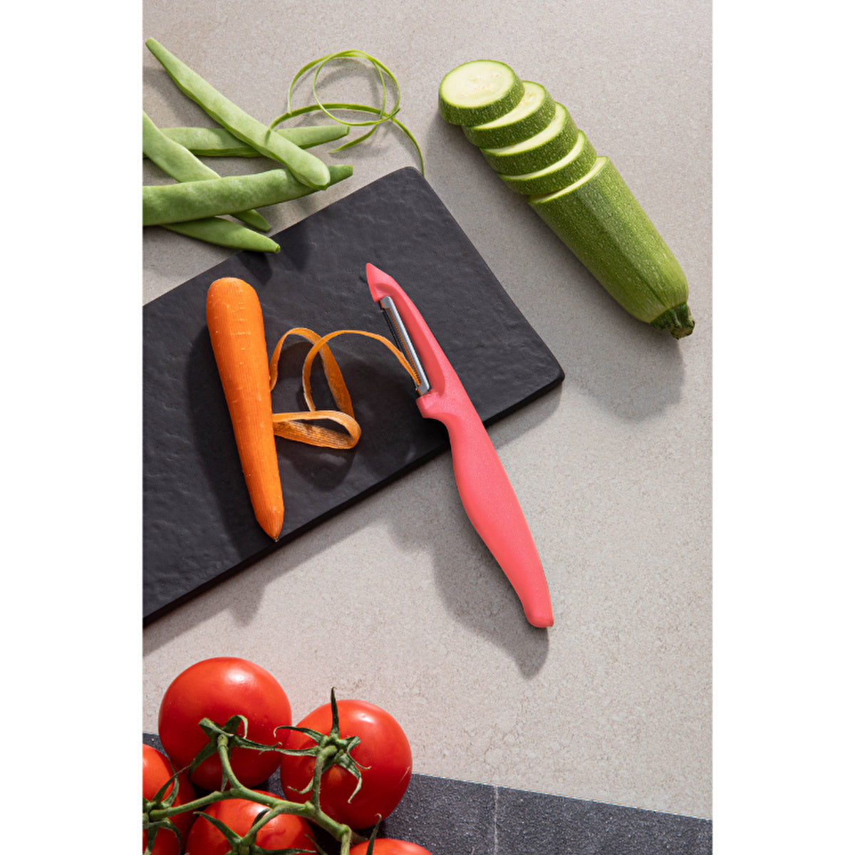 Pirge Pure Line Pink Peeler - Functional & Stylish | Kitchen Tool - Image #1