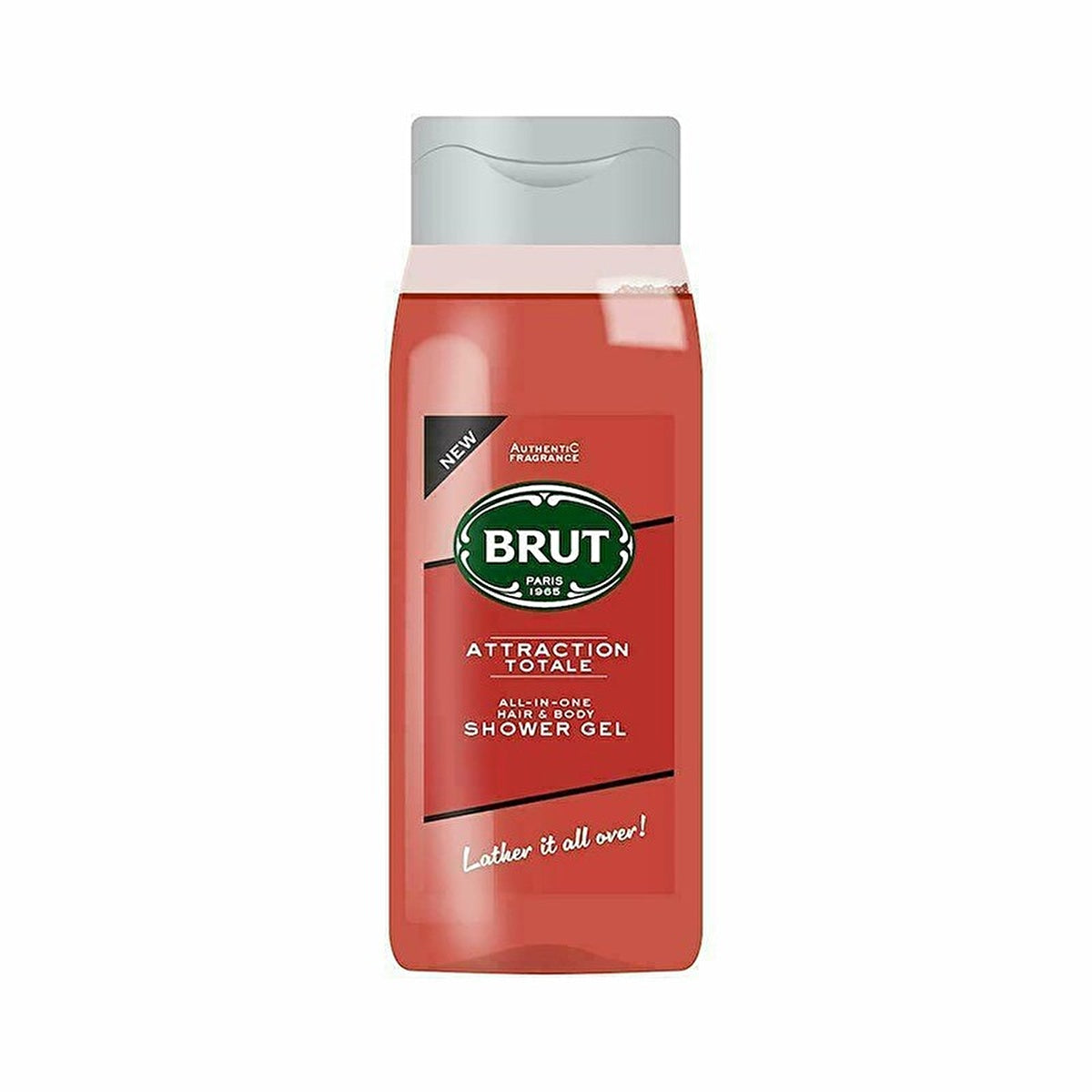 Brut Attraction Men's Shower Gel 16.9FL OZ - Hydrating Formula | 500ml - Image #1