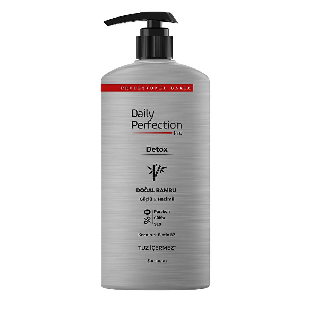 Daily Perfection Pro Detox Shampoo 500ml - Natural Bamboo | Salon Quality - Image #1