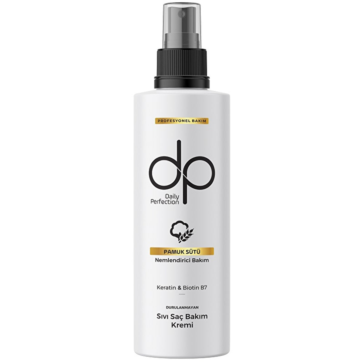 DP Leave-In Hair Conditioner Cotton Milk 180ml - All Hair Types | Nourishing Formula