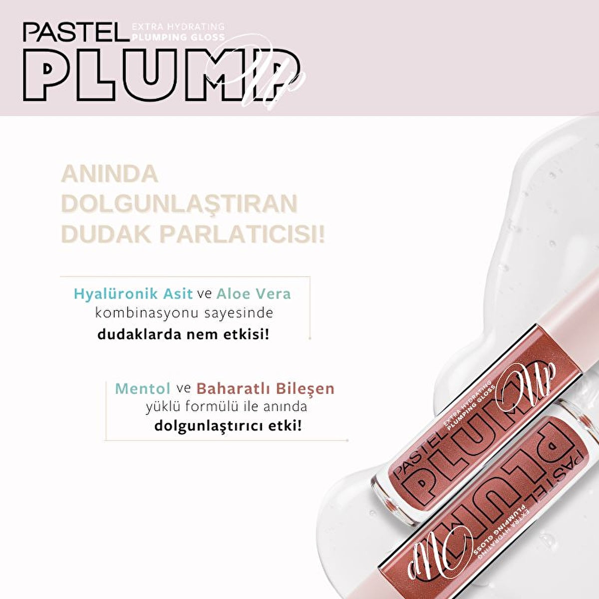 Pastel Plump Up Extra Hydrating Plumping Gloss 202 - Glossy Finish | 5.3ml