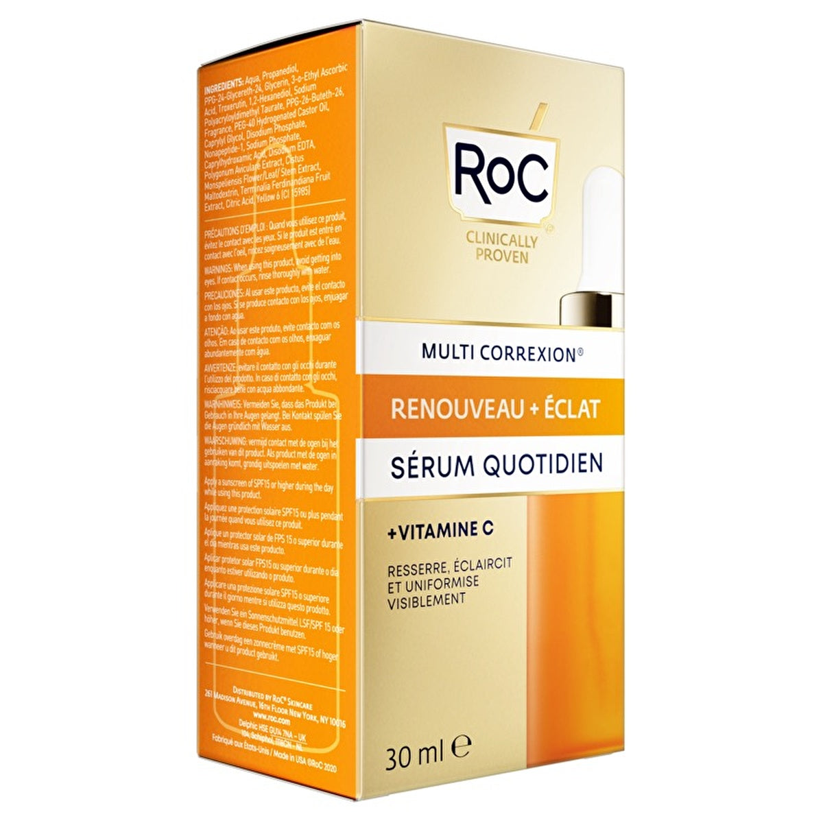 ROC Multi Correxion Face Brightening Serum 30ml - With Vitamin C - Image #4