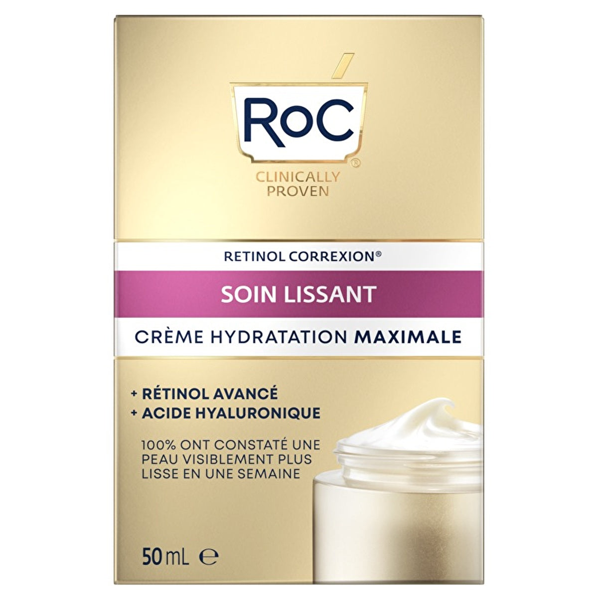 RoC Wrinkle Reducing Moisturizer 50ml - Hydration Boost | Anti-Aging - Image #3