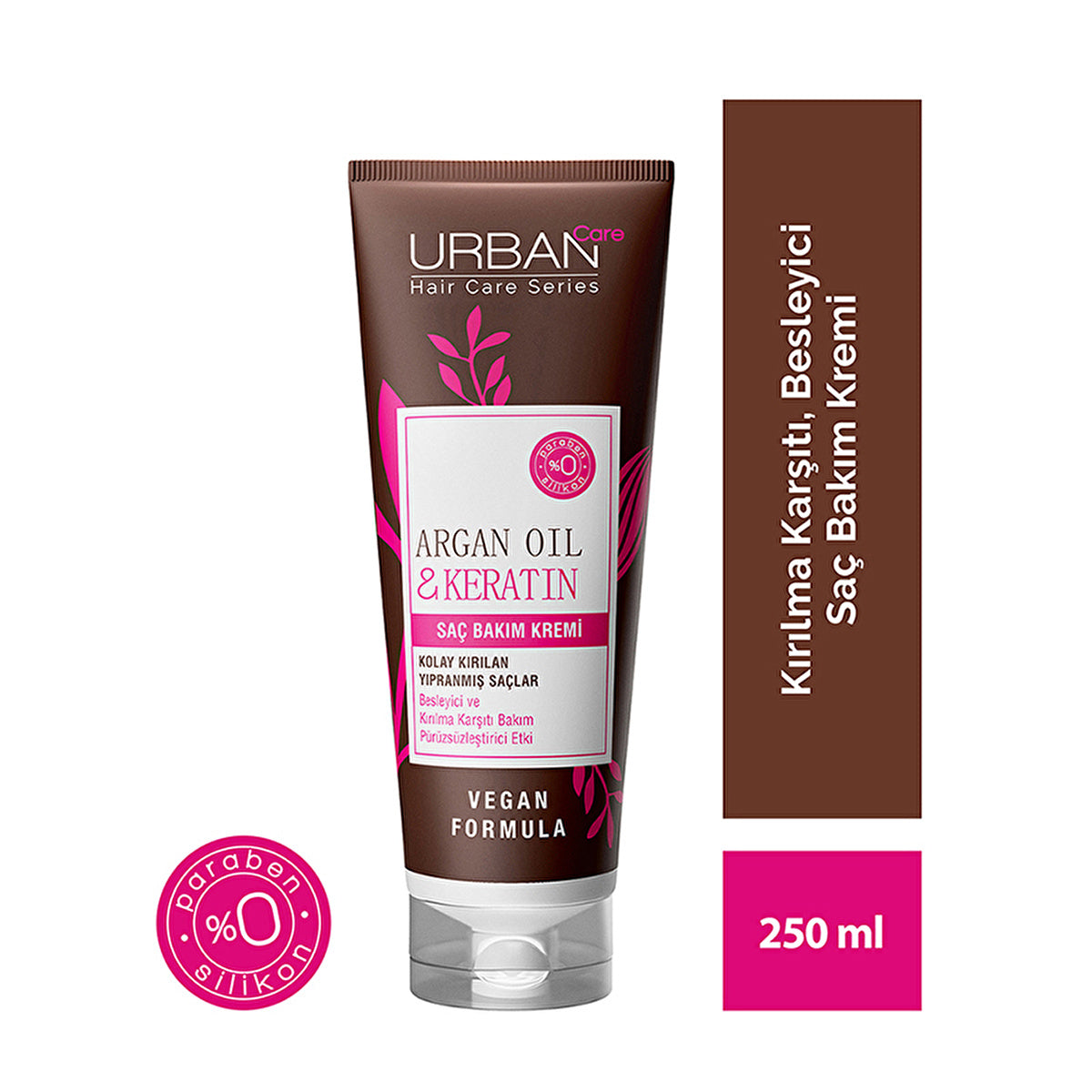 Urban Care Argan Oil &amp; Keratin Hair Treatment Cream 250ml - Nourishing