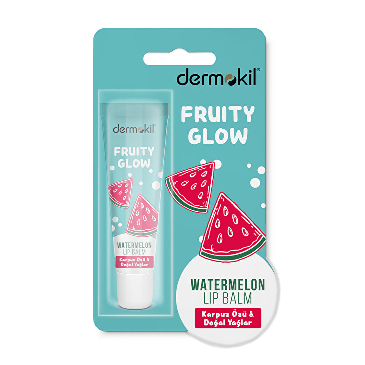 Dermokil Watermelon Lip Balm 15ml - Nourishing Formula | Hydration