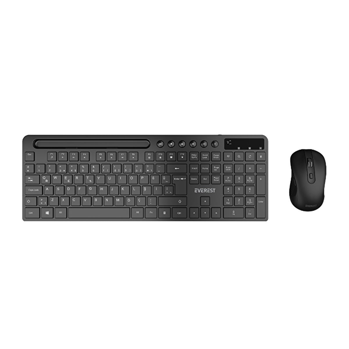 Everest Wireless Q Multimedia Keyboard & Mouse Set KM-730 - Image #1