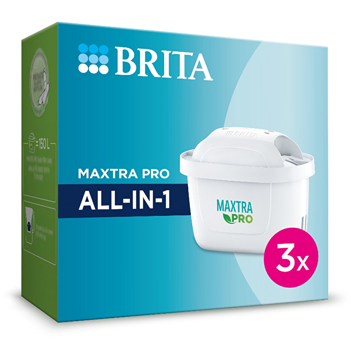 Brita Maxtra Pro All-In-1 Water Filter 3-Pack - Premium Filtration - Image 